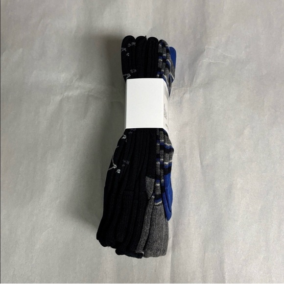 New Calvin Klein Socks 4 Pairs Men’s Lightweight Crew Pattern Casual Preppy Sock - Picture 5 of 13